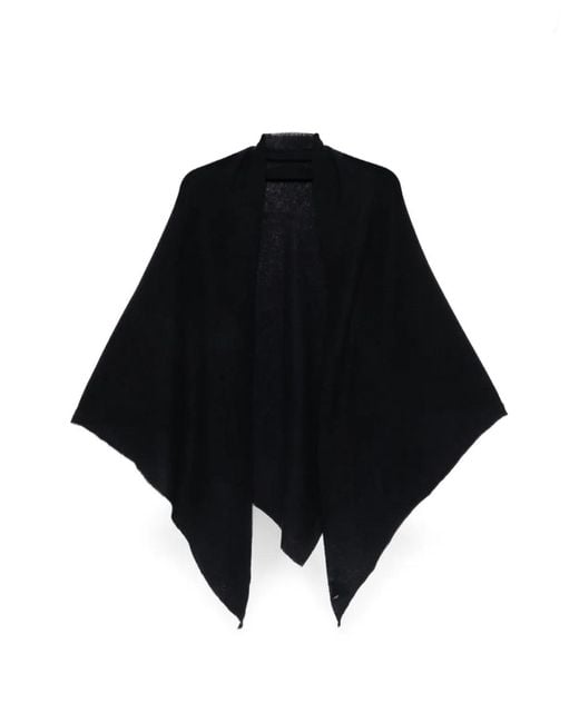 Faliero Sarti Black Adeli Cashmere Pointed Scarf