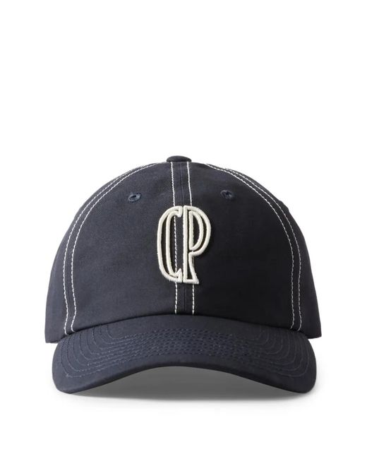Claudie Pierlot Blue Embroidered Cp Monogram Cap