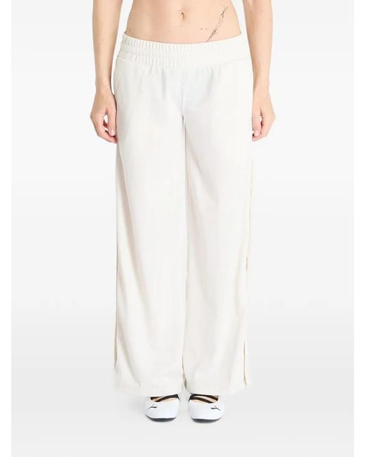 PUMA White Wardrobe Essentials Track Pants