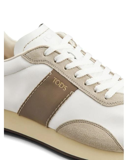 Tod's White Flat Shoes for men