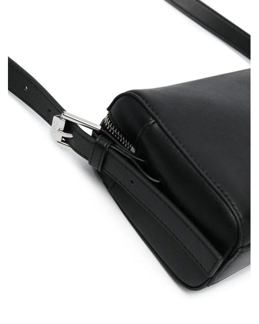 A.P.C. Black Nino Faux-Leather Messenger Bag for men