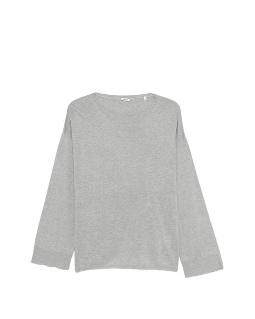 Aspesi Gray Long-Sleeve Sweater