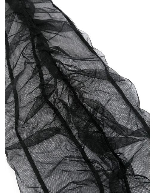 Maison Close Black Opera Tulle Gloves