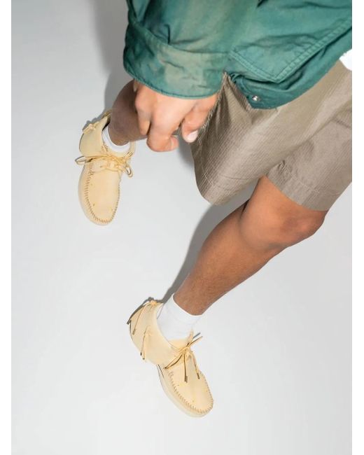 Visvim Natural Lace-Up Desert Boots for men