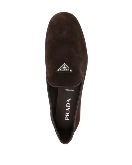 Prada Brown Drivers Loafer for men