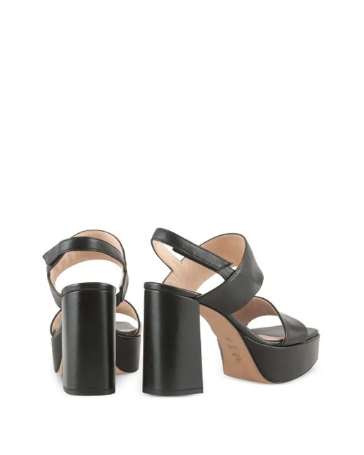 Högl Black 80Mm Cindy Chunky-Heeled Platform Sandals
