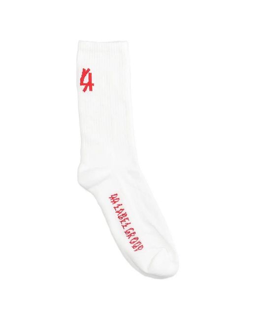 44 Label Group White Logo Socks