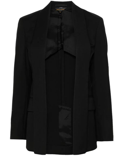 Comme des Garçons Black Shawl-Lapels Wool Blazer