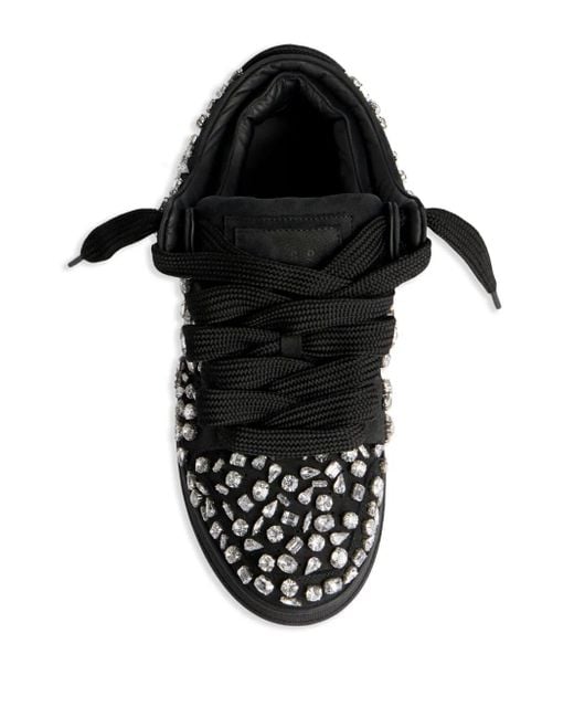 1989 STUDIO Black Skate Sneakers for men