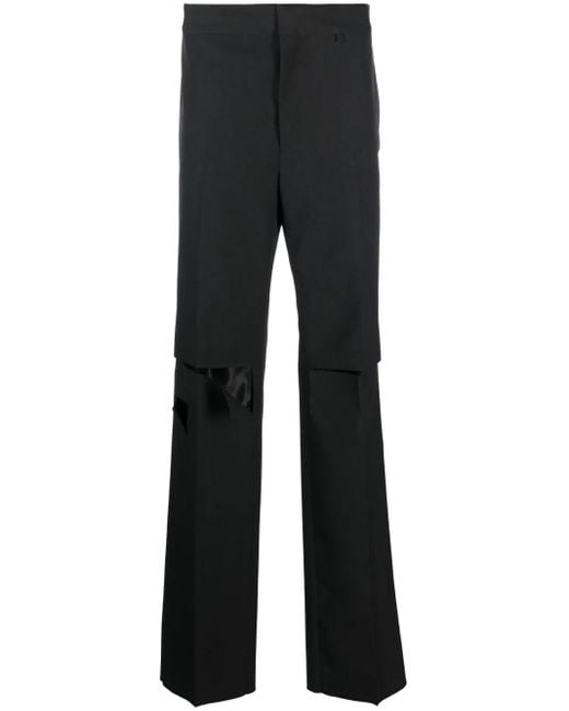 Givenchy Gerafelde Broek in het Black voor heren