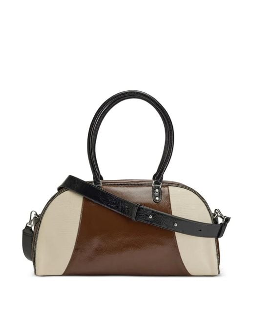 Y-3 Brown X Wales Bonner Leather Shoulder Bag