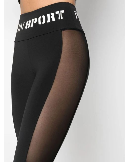 Philipp Plein Black Leggings