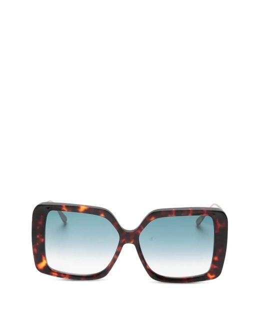 Linda Farrow Blue Macy Sunglasses