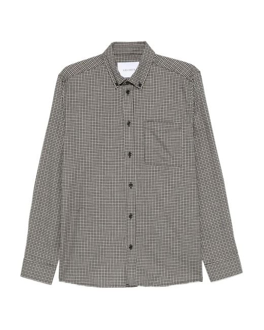 Camisa a cuadros gingham Les Deux de hombre de color Gray