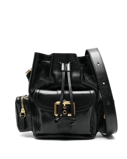 Chloé Black Beuteltasche Aus Leder
