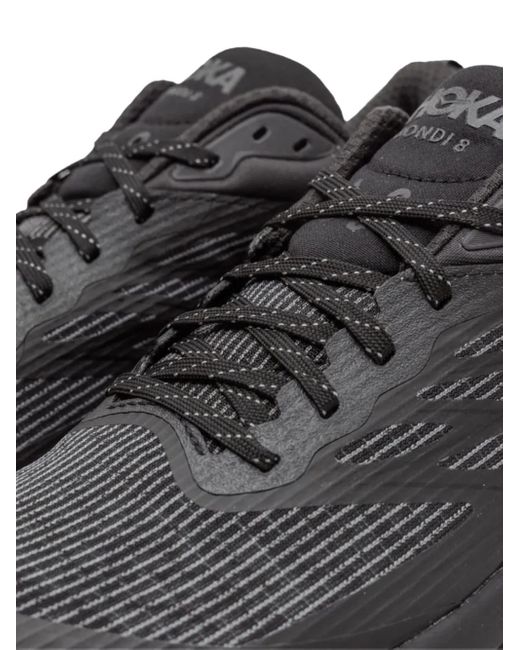 Hoka One One Gray Bondi 8 Ts Caged Sneakers
