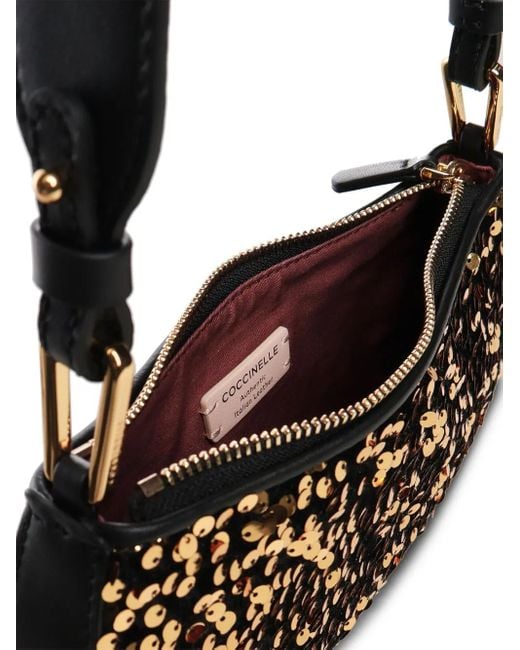 Borsa A Spalla Merveille di Coccinelle in Metallic
