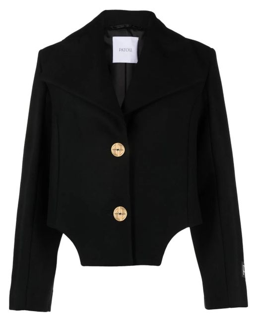 Patou Cropped Jack in het Black
