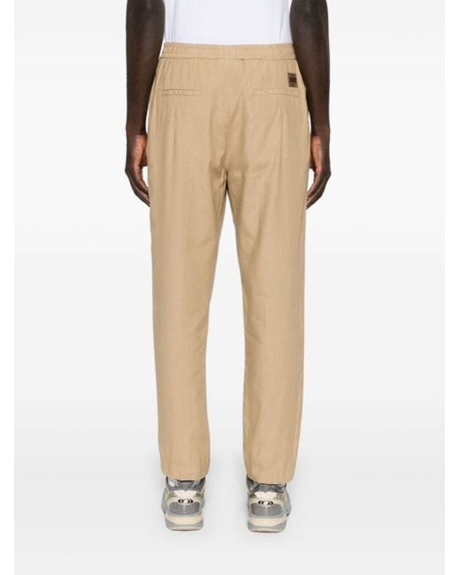 Jacob Cohen Natural Daniel Low-rise Tapered Chinos for men