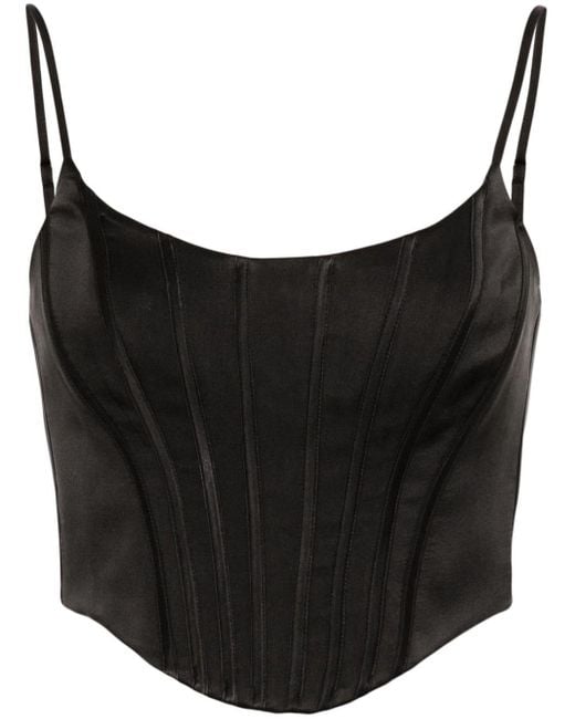 Top in stile corsetto di Zimmermann in Black