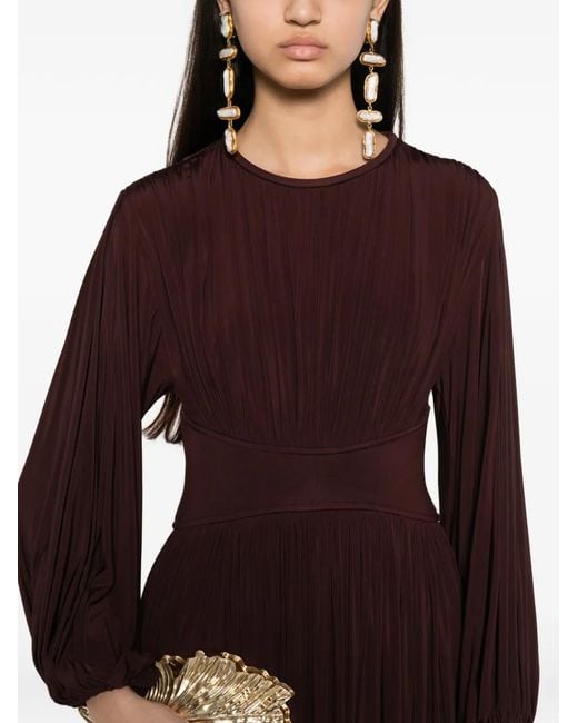 Zimmermann Purple Luna Billow Maxi Dress