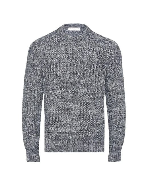 Orlebar Brown Gray Gideon Crochet-Knit Sweater for men