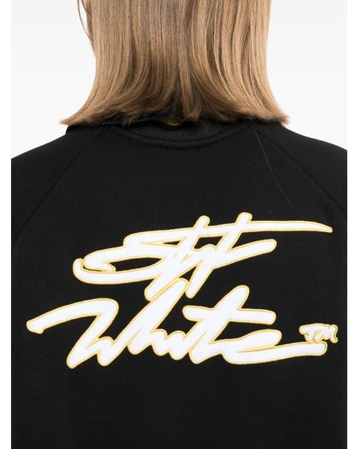 Off-White c/o Virgil Abloh Black Sporty Polo Sweat Dress