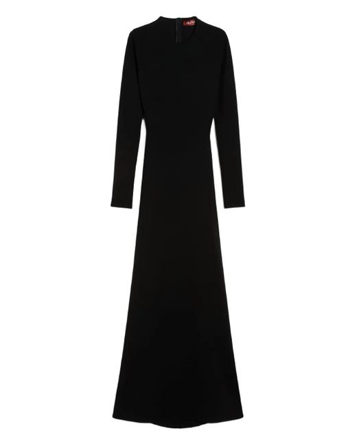 Max Mara Black Slim-Fit Stretch Yarn Dress