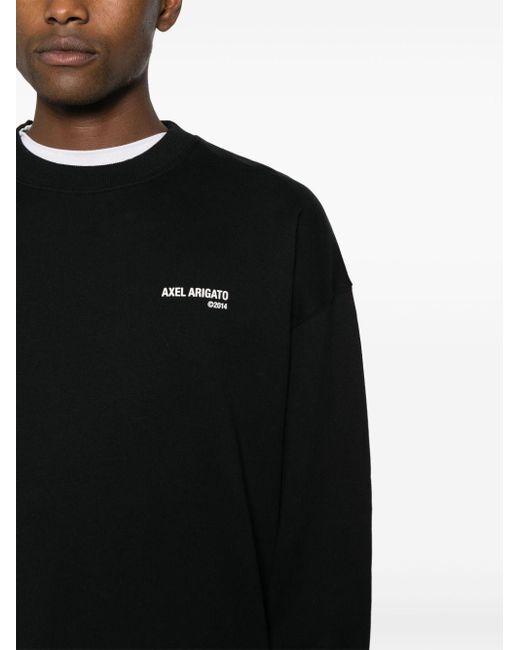 Axel Arigato Black Spade Cotton Sweatshirt for men
