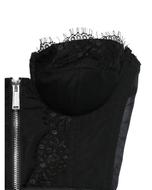 DSquared² Black Lace Corset