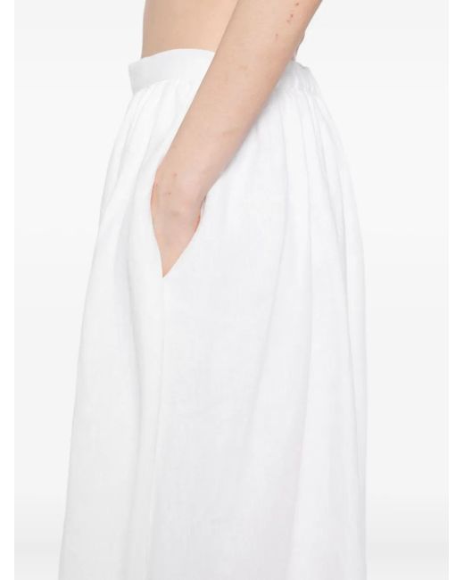 Reformation Shannon リネン ツーピース White