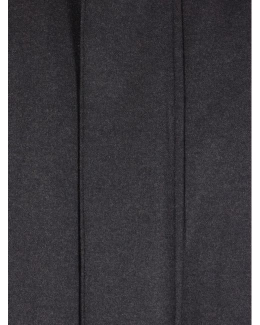 Auralee Blue Long-Sleeves Coat for men