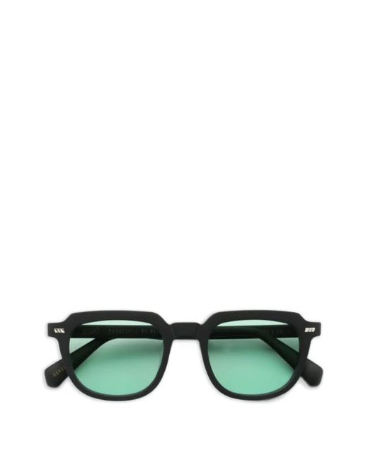 Gast Green Dail Square-Frame Sunglasses