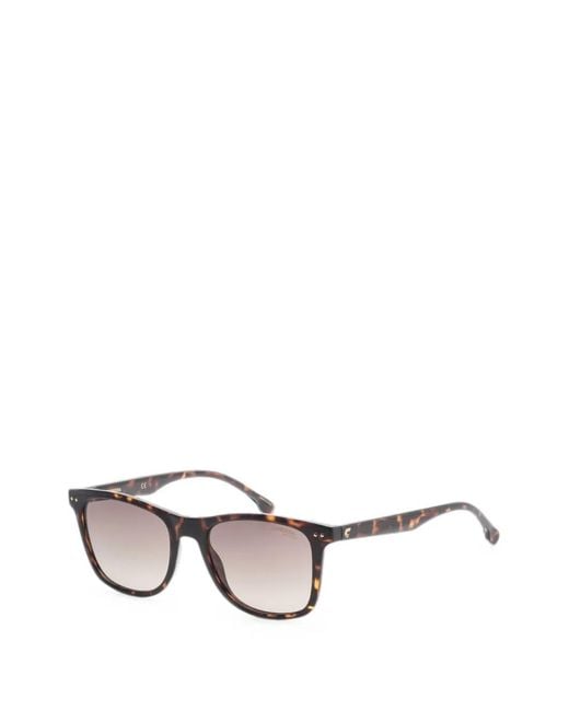Carrera Metallic Tortoiseshell-Effect Rectangle-Frame Sunglasses
