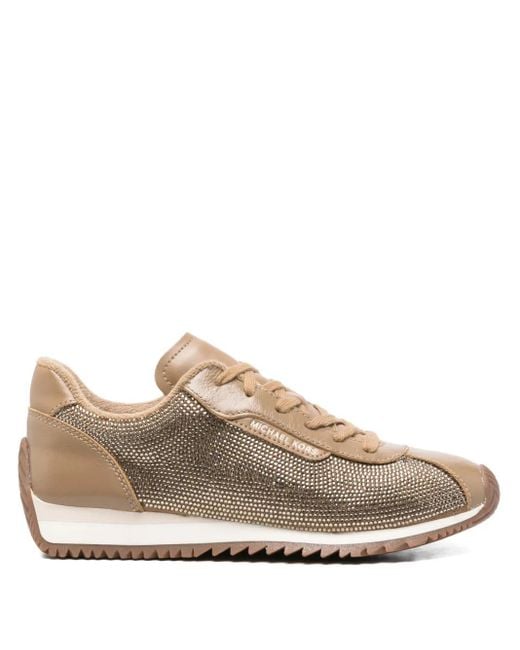 Michael Kors Brown Lace-Up Sneakers
