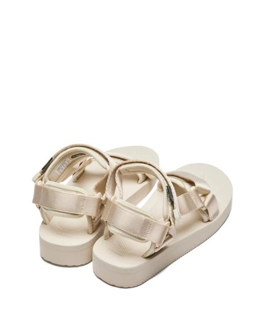 Suicoke White Depa Strappy Sandals
