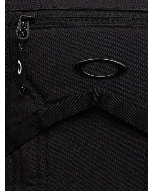 Oakley Black Enduro Logo-Plaque Zip-Fastening Backpack