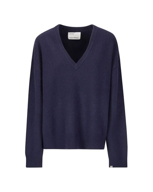 Extreme Cashmere Blue N°457 Jack V-Neck Sweater