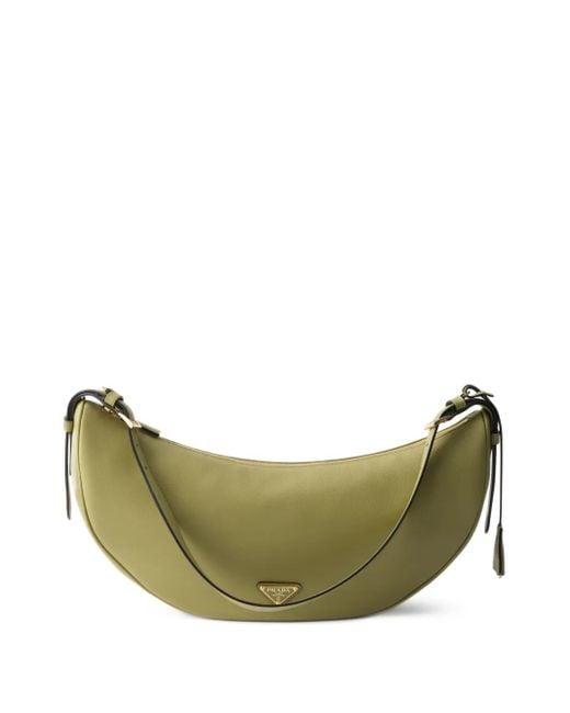 Prada Green Demi-lune shoulder bag