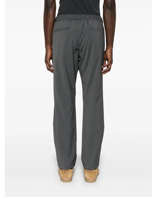 Herno Broek Met Geplooid Detail in het Gray voor heren