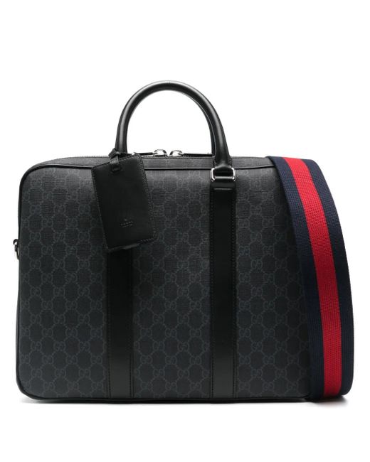 Gucci Black Gg Briefcase for men