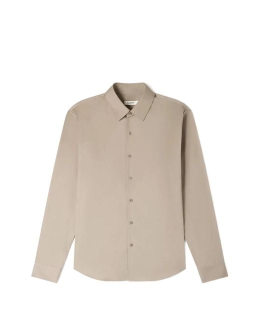 Sandro White Plain Shirt for men