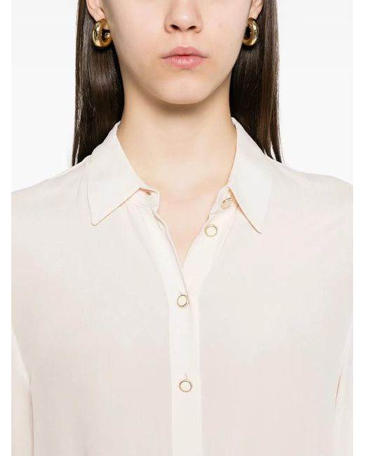 Liu Jo White Crepe Shirt