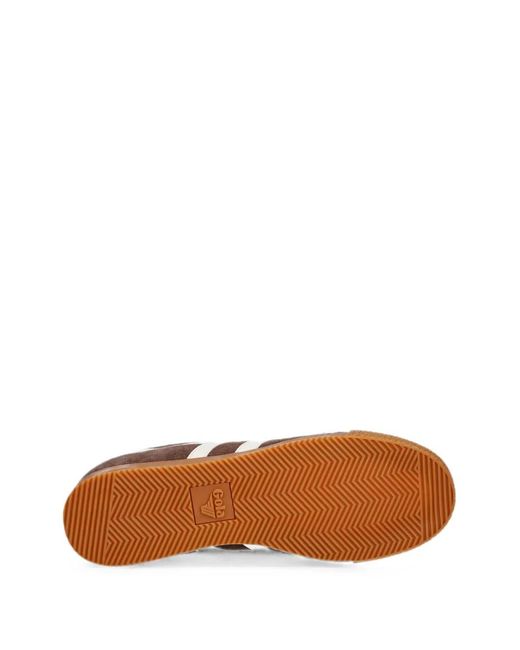 Gola Brown Harrier Suede Sneakers for men