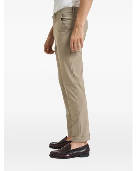 Rrd Natural Button-Fastening Turn-Up Trousers for men