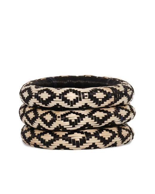 Johanna Ortiz Black Dancer's Essence Bangles (Set Of Three)