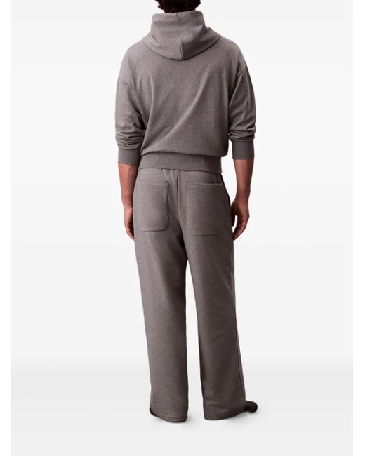 Calvin Klein Gray Drawstring Sweatpants for men