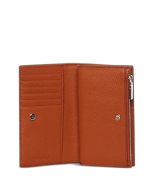Coccinelle Brown Zip Leather Wallet