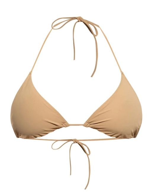 Top De Bikini Con Diseño Triangular DSquared² de color Natural