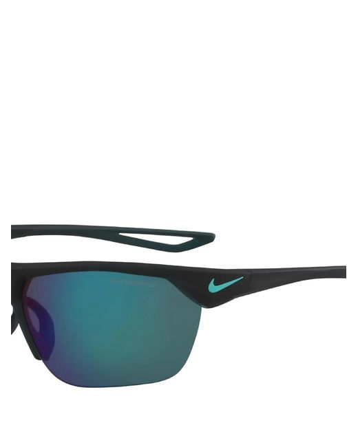 Nike Black Trainer S Rectangle-Frame Sunglasses for men